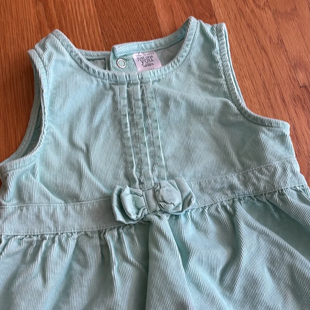 18M Carter's Mint Corduroy Dress